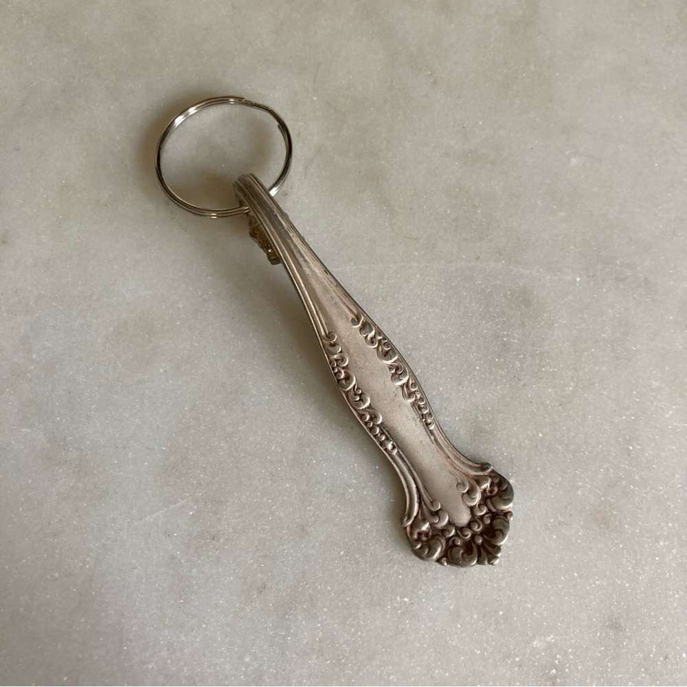 Silver Spoon Key Ring - Picture 1 of 4
